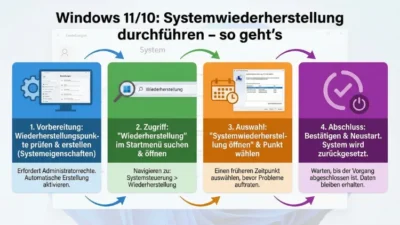 Windows 11/10: Systemwiederherstellung durchführen – so geht’s