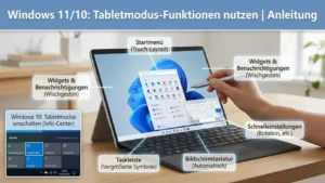 Windows 11/10: Tabletmodus-Funktionen nutzen | Anleitung