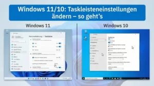 Windows 11/10: Taskleisteneinstellungen ändern – so geht’s