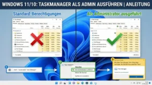 Windows 11/10: Taskmanager als Admin ausführen | Anleitung