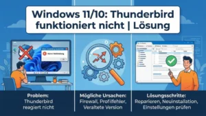 Windows 11/10: Thunderbird funktioniert nicht | Lösung