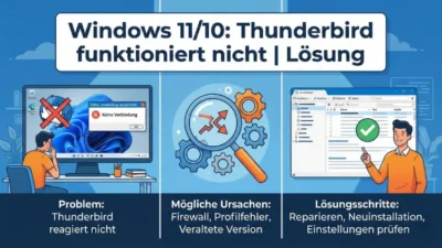 Windows 11/10: Thunderbird funktioniert nicht | Lösung