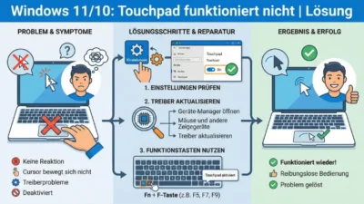 Windows 11/10: Touchpad funktioniert nicht | Lösung