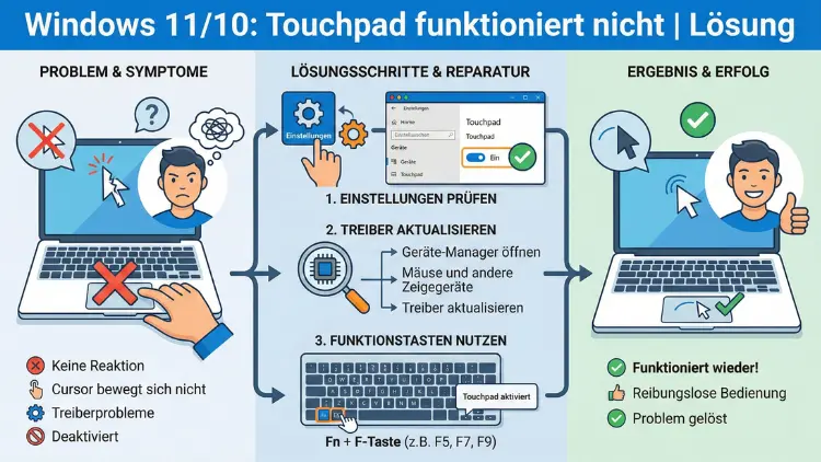Windows 11/10: Touchpad funktioniert nicht | Lösung