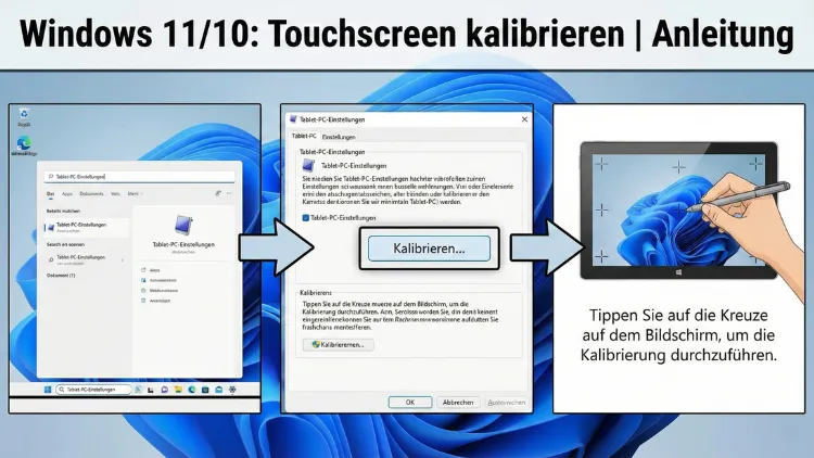 Windows 11/10: Touchscreen kalibrieren | Anleitung