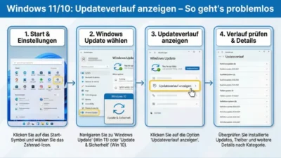 Windows 11/10: Updateverlauf anzeigen – so geht’s problemlos