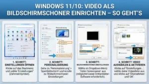 Windows 11/10: Video als Bildschirmschoner einrichten – so geht’s