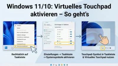 Windows 11/10: Virtuellen Touchpad aktivieren – so geht’s
