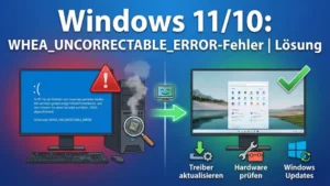 Windows 11/10: WHEA_UNCORRECTABLE_ERROR-Fehler | Lösung