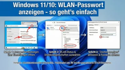 Windows 11/10: WLAN-Passwort erstellen – so geht’s einfach