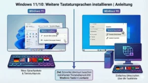 Windows 11/10: Weitere Tastatursprachen installieren | Anleitung