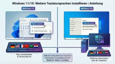 Windows 11/10: Weitere Tastatursprachen installieren | Anleitung