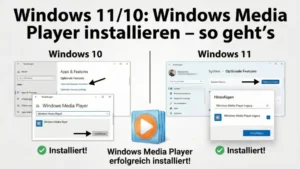 Windows 11/10: Windows Media Player installieren – so geht’s
