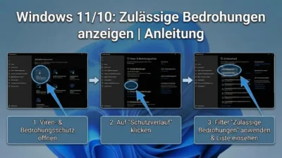 Windows 11/10: Zulässige Bedrohungen anzeigen | Anleitung