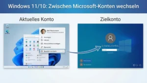 Windows 11/10: Zwischen Microsoft-Konten wechseln – so geht’s