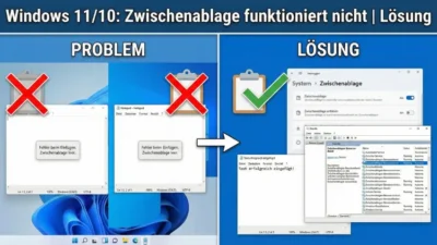 Windows 11/10: Zwischenablage funktioniert nicht | Lösung