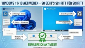 Windows 11/10 aktivieren – so geht’s Schritt für Schritt