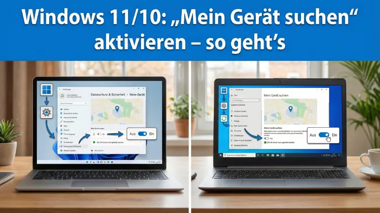 Windows 11/10: „Mein Gerät suchen“ aktivieren – so geht’s