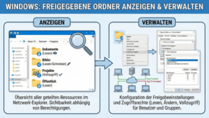 Windows: Freigegebene Ordner anzeigen, verwalten – so geht’s