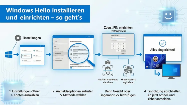 Windows Hello installieren und einrichten – so geht’s