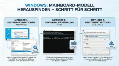 Windows: Mainboard-Modell herausfinden – Schritt für Schritt