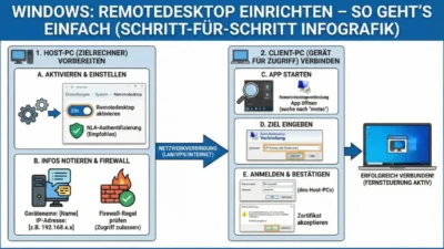Windows: Remotedesktop einrichten – so geht’s einfach