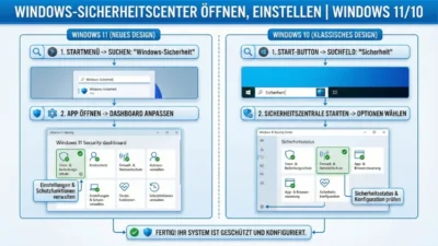 Windows-Sicherheitscenter öffnen, einstellen | Windows 11/10