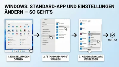Windows: Standard-App und Einstellungen ändern – so geht’s