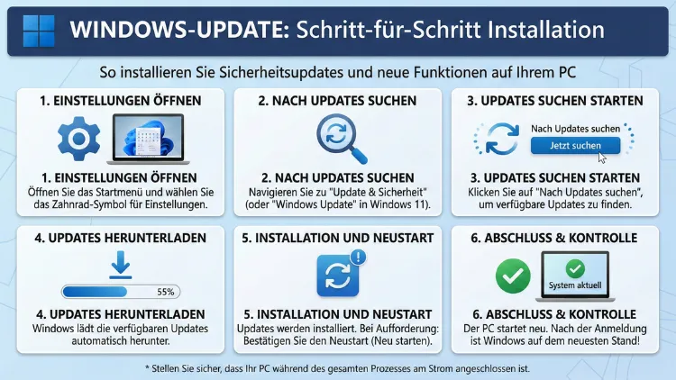 Windows-Update: So geht die Installation