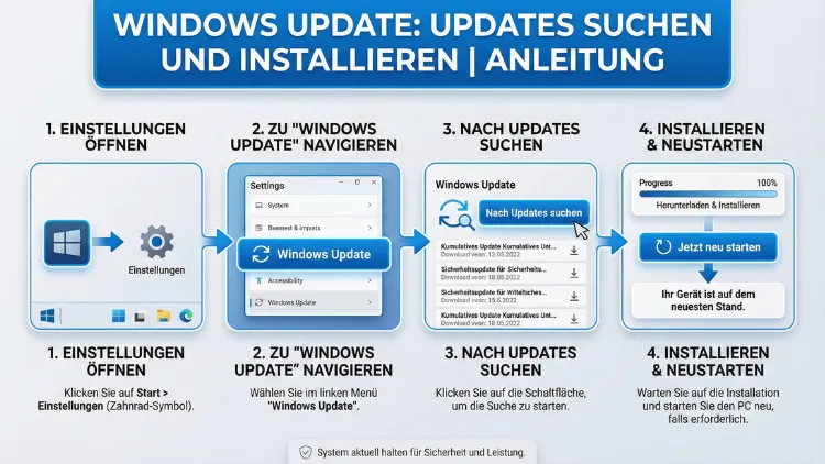 Windows Update: Updates suchen und installieren | Anleitung