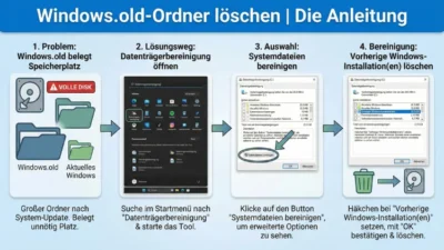 Windows.old-Ordner löschen | Die Anleitung