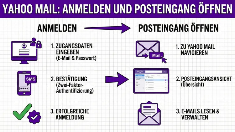 Yahoo Mail: Anmelden und Posteingang öffnen – so geht’s