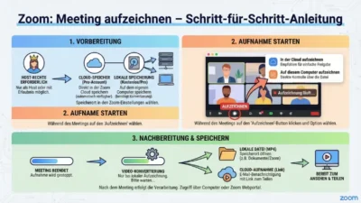 Zoom: Meeting aufzeichnen – Schritt-für-Schritt-Anleitung