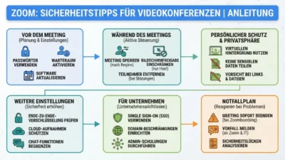 Zoom: Sicherheitstipps für Videokonferenzen | Anleitung