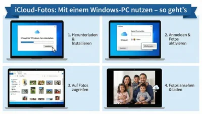 iCloud-Fotos: Mit einem Windows-PC nutzen – so geht’s
