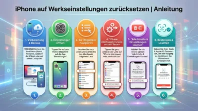 iPhone auf Werkseinstellungen zurücksetzen | Anleitung