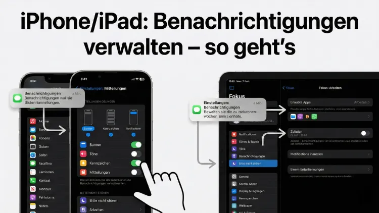 iPhone/iPad: Benachrichtigungen verwalten – so geht’s