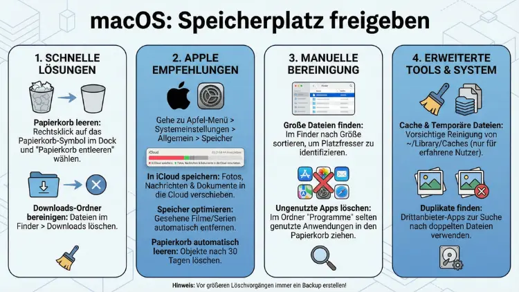 macOS: Speicherplatz freigeben – so geht’s schnell & einfach