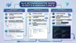 Alle Netzwerkadapter sehen: So geht’s in Windows 11 und 10