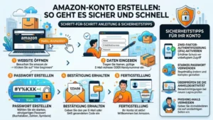 Amazon-Konto erstellen: So geht es sicher und schnell