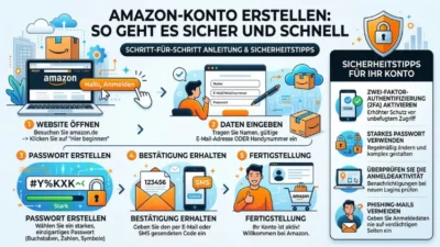 Amazon-Konto erstellen: So geht es sicher und schnell