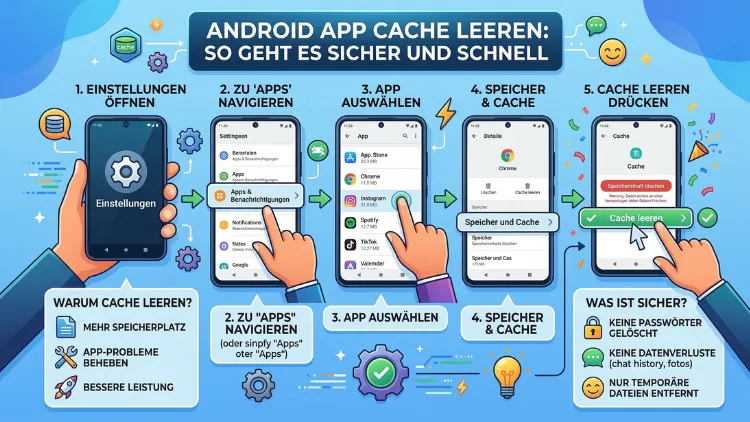 Android App Cache leeren: So geht es sicher und schnell