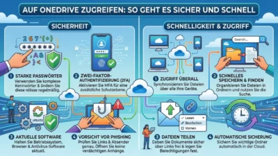 Auf OneDrive zugreifen: So geht es sicher und schnell