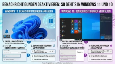 Benachrichtigungen deaktivieren: So geht’s in Windows 11 und 10