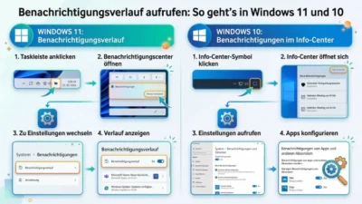 Benachrichtigungsverlauf aufrufen: So geht’s in Windows 11 und 10