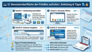 Benutzeroberfläche der FritzBox aufrufen | Anleitung & Tipps