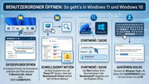 Benutzerordner öffnen: So geht’s in Windows 11 und Windows 10