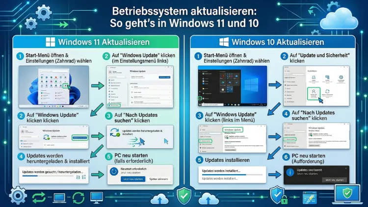 Betriebssystem aktualisieren: So geht’s in Windows 11 und 10