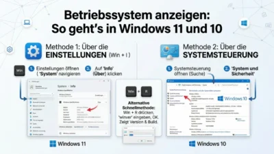 Betriebssystem anzeigen: So geht’s in Windows 11 und 10