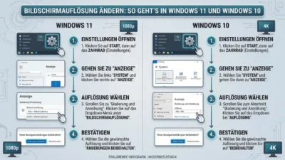 Bildschirmauflösung ändern: So geht’s in Windows 11 und Windows 10